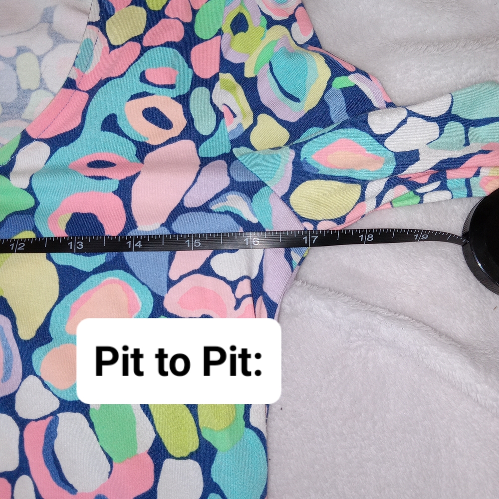 Lilly Pulitzer Ariana Gypsy Jungle Swing Dress XS Neon Pastel Geometric Artsy - Picture 8 of 11